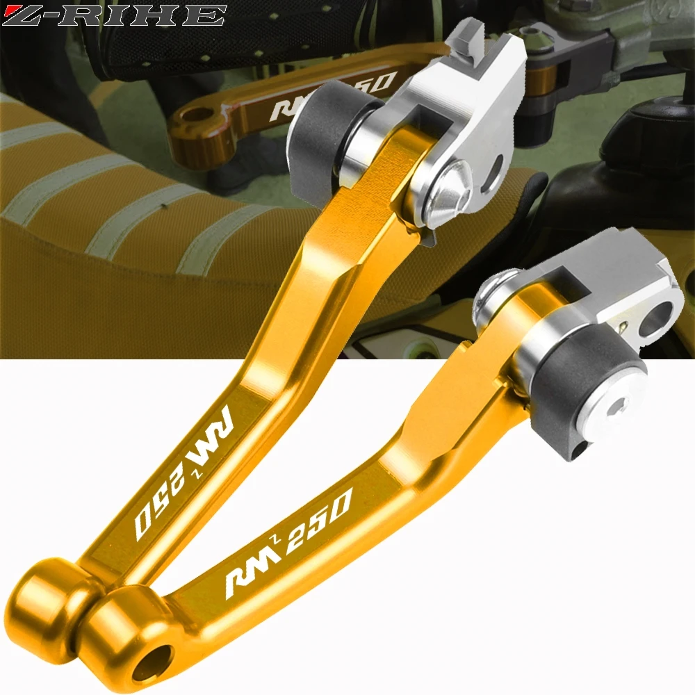 

Motorcycle For SUZUKI RMZ250 RMZ 250 2004 2005-2006 2007 2008-2016 Motocross CNC Pivot Brake Clutch Levers Dirt Bike RMZ250 LOGO