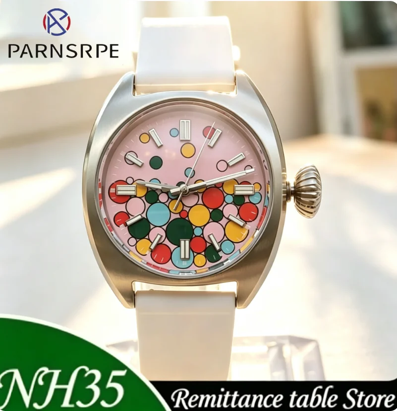 

2026 Best selling NH35 automatic movement mechanical watch for men and women 36mm waterproof stainless steel business