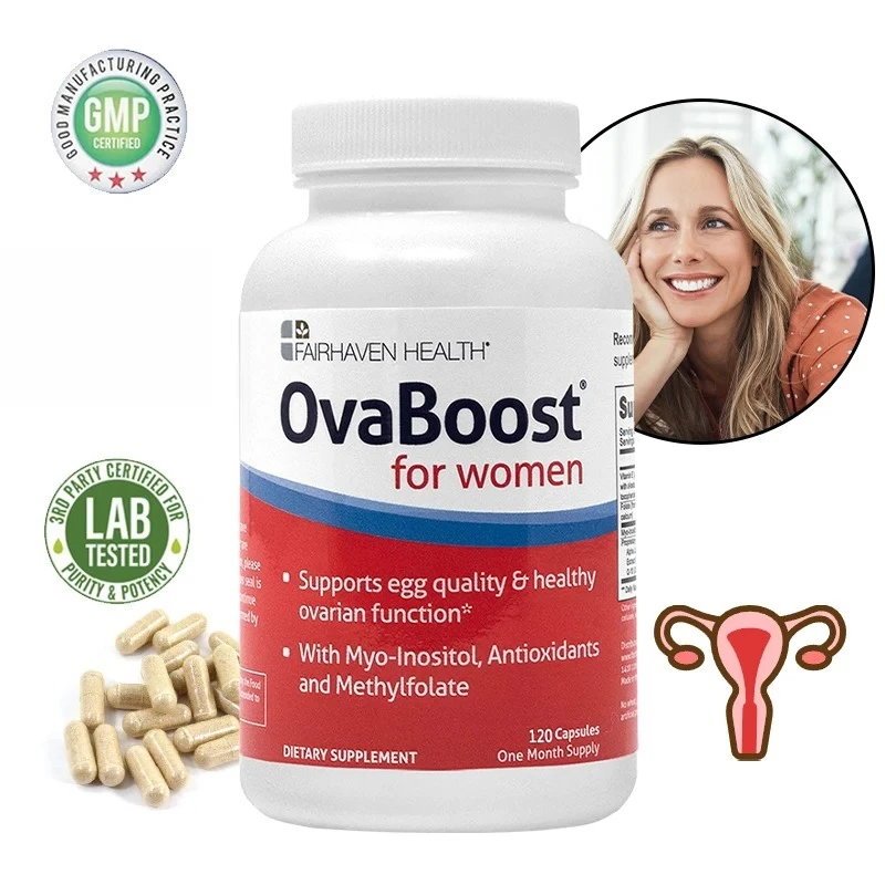 Natural Fertility Nutritional Dietary Supplement - Contains Inositol and Folic Acid To Promote Ovulation and Improve Egg Quality