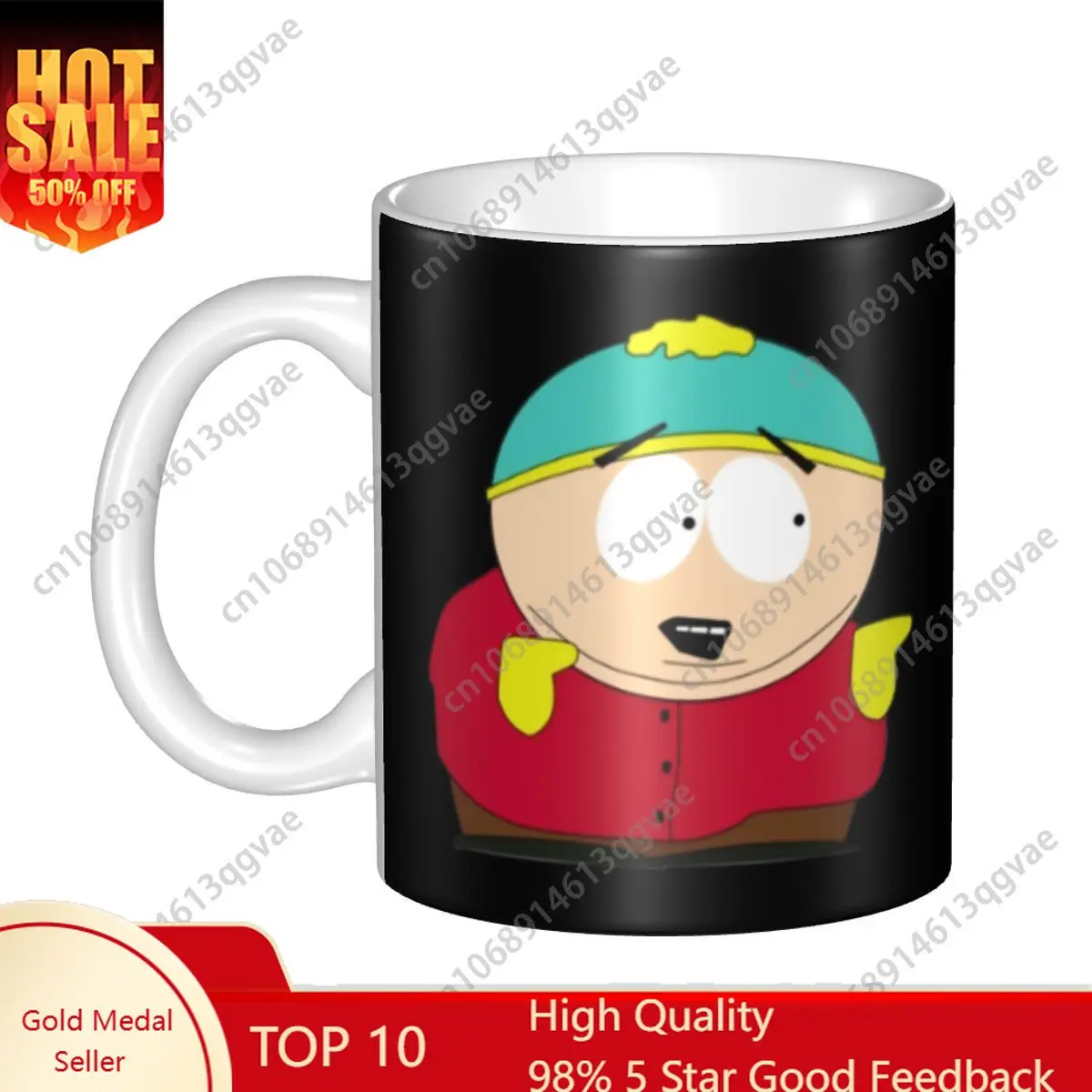 

Cartoon Anime SouthPark Coffee Mugs Eric Cartman Ceramic Tea Milk Cups 11 Oz Ceramic Mugs Water Drinking Tee Juice Cups