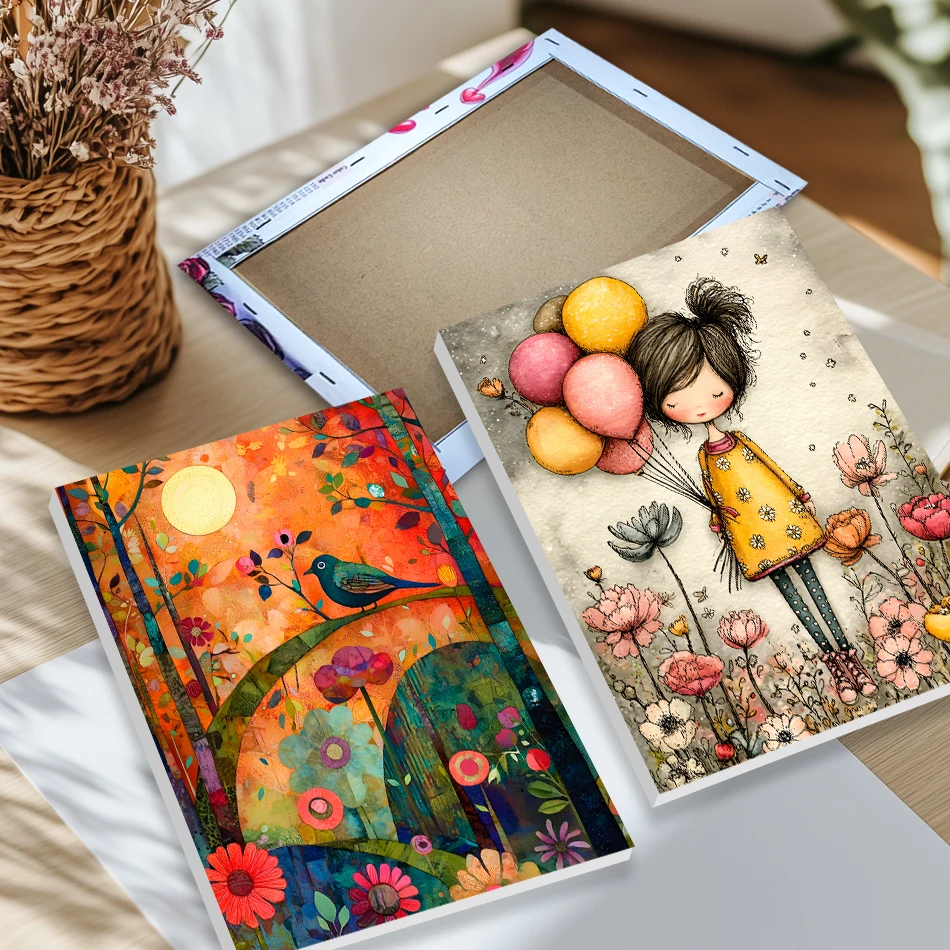 

CHENISTORY Diamond Embroidery With Frame 5D DIY New Arrival Diamond Painting Cartoon Mosaic Sale Cross Stitch Kit Home Decor