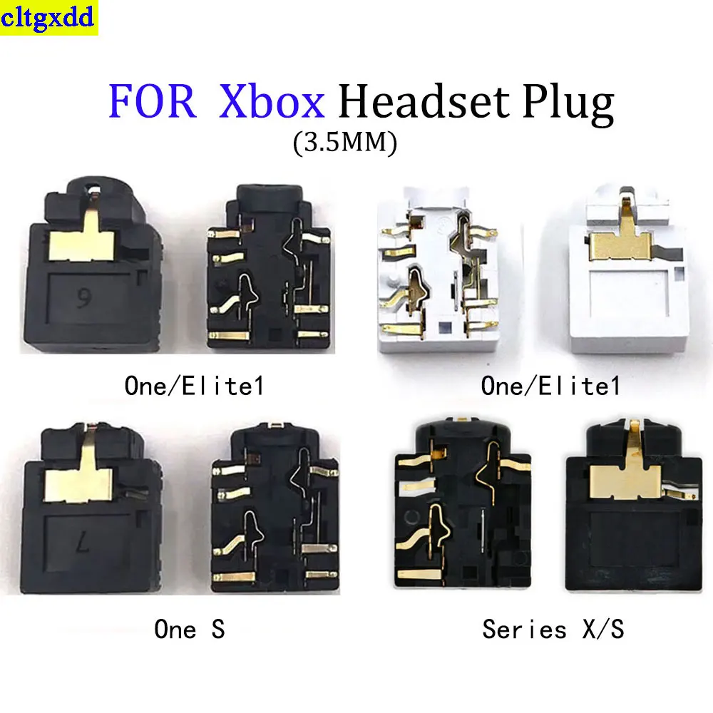 

cltgxdd 1piece suitable FOR Xbox One Slim Elite series S/X controller 3.5mm headphone jack female jack socket