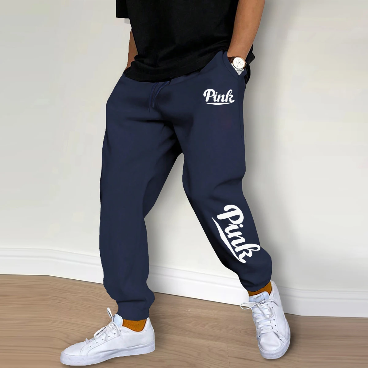 السراويل الرياضية للرجال عارضة المبيعات الساخنة Sweatpants في الهواء الطلق الركض الأزياء الفصول الأربعة اليومية تنوعا الملابس الرجالية