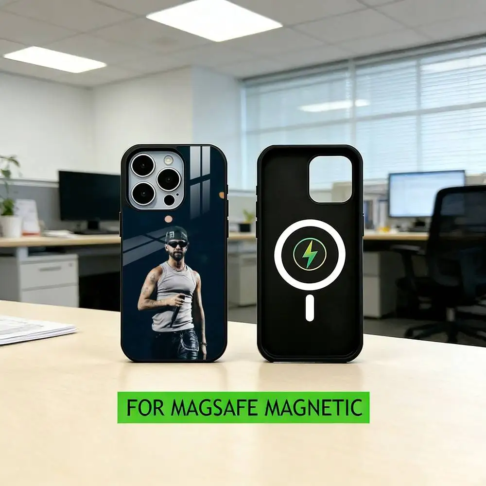 S-Singer M-MORA Phone Case For iPhone17,16,15,14,13,12,11 Plus,Pro Magnetic with Magsafe Wireless Charging