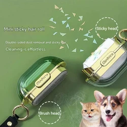 Mini Portable Clothes With Sticky Fur Pet With Sticky Fur Multifunctional Bidirectional Sticky Fur Transparent Belt Cover