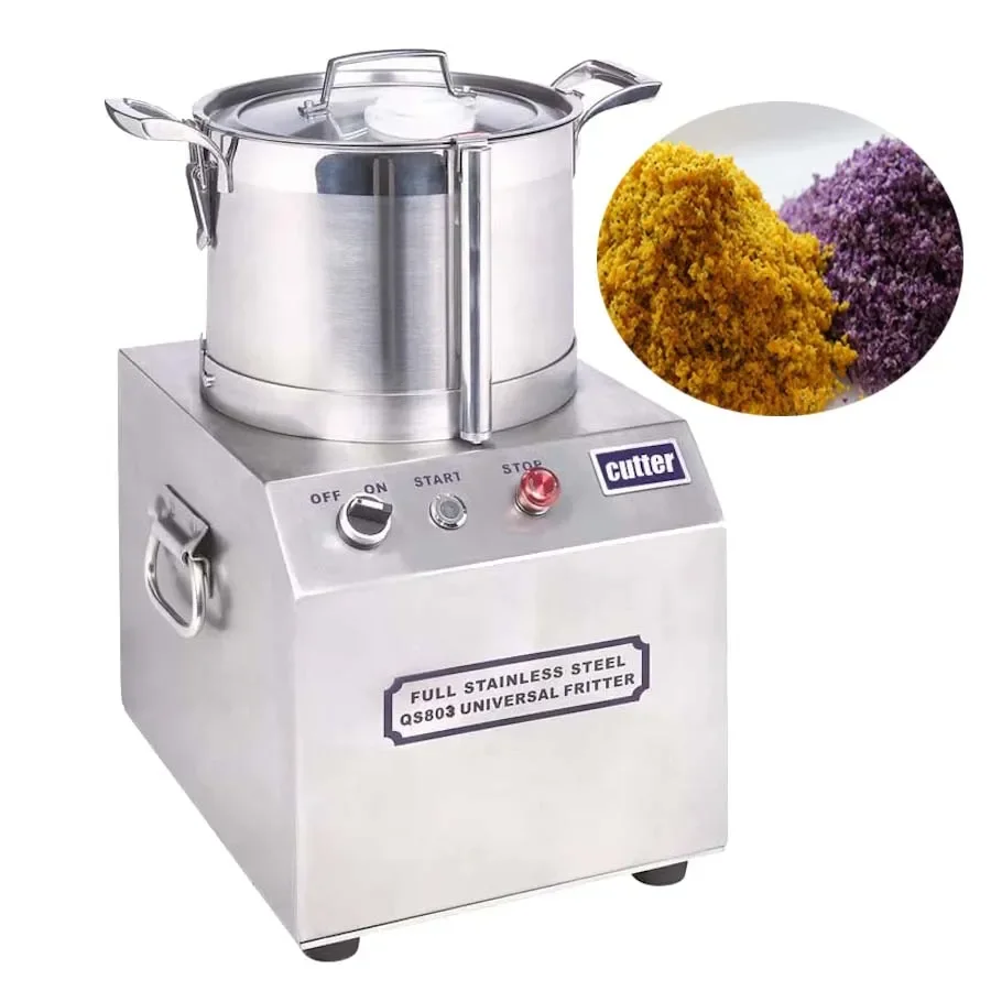 3L All Stainless Steel Food Grinder High Speed Ginger Garlic Paste Peanut Grinder Crusher Cutter Mini Chili Sauce Maker