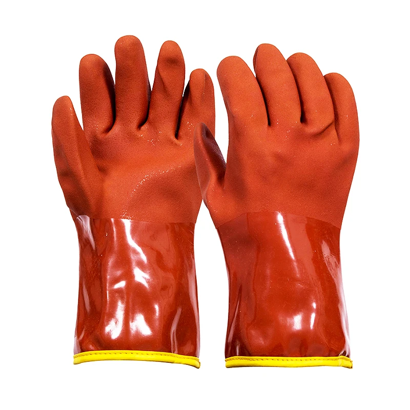 Velvet gloves for cold protection, aquaculture, fisheries, and household warmth preservation