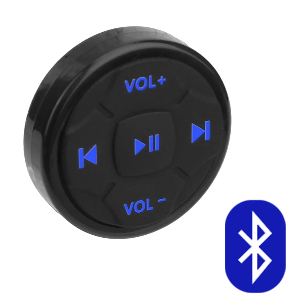 Image 5: Bouton de télécommande de voiture bouton de Volume multimédia universel 5 touches sans fil Bluetooth pour Android IOS commutateurs de volant de voiture