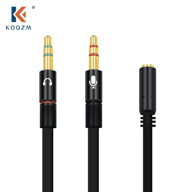 Адаптер-35-мм-trrs-2-штекера-1-гнездо-мини-разъем-35-мм-4-контакта-сплиттер-стерео-аудио-микрофон-плоский-кабель-разъем-на-2-3-контактный-разъем