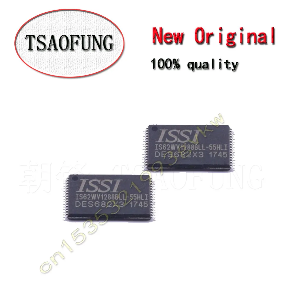 5PCS IS62WV1288BLL-55HLI TSOP32  Integrated Circuits Electronic Components