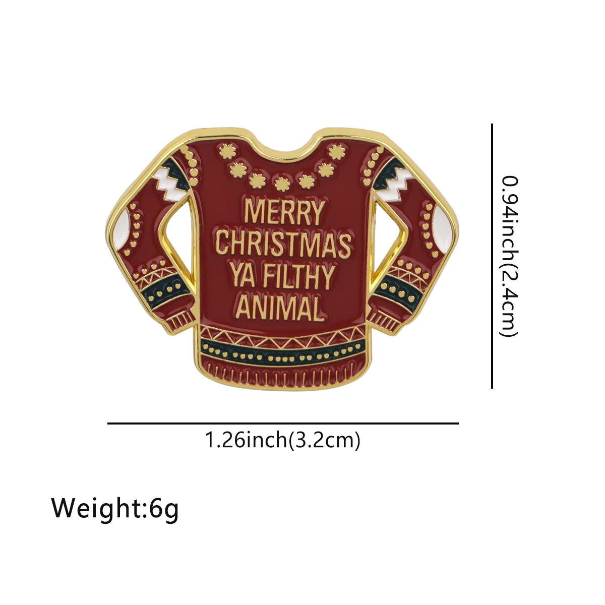 Merry Christmas Enamel Pins Movie Brooches For Clothing Backpack Sweater Lapel Badges Fashion Jewelry Accessories Friends Gifts