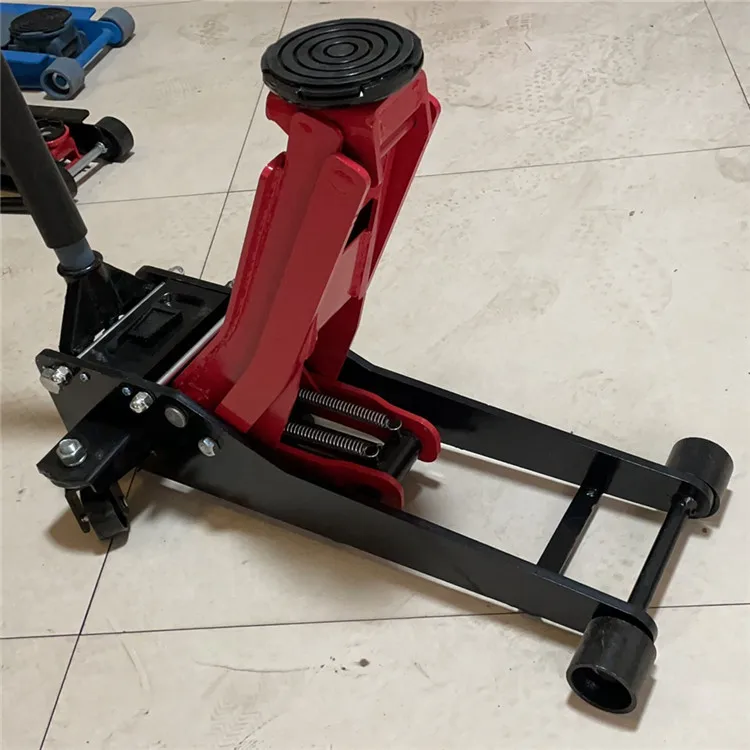 رافعة أرضية للسيارة بمضخة مزدوجة منخفضة 4 طن #5