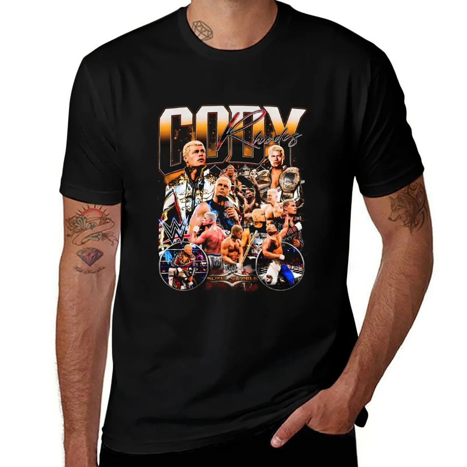 

Women Men Spedial Present Awesome Cody Rhodes For Wrestling Fan T-Shirt Festival Party Tee Top