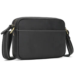 Crazy Horse leather men's crossbody bag Men's bag Retro shoulder bag men's leather ipad messenger bag fashion sling bags for man