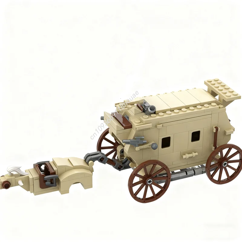 163 قطعة MOC BraveStarr مولي ستراتو مدرب النموذج الغربي اللبنات العمارة ألعاب إبداعية فكرة الطوب هدايا عيد الميلاد