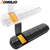 1PCS Weekly Pill Organizer,Travel 7 Day Pill Box Case Large Compartment to Hold Vitamins, Cod Liver Oil,Supplements & Medication