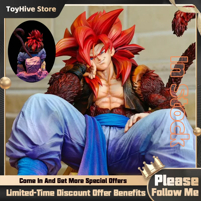 

【In Stock】 Dragon Ball Ssj4 Gogeta Super Saiyan 4 Action Figure Anime Figurine Collectible Model Pvc Statue Toys Birthday Gift