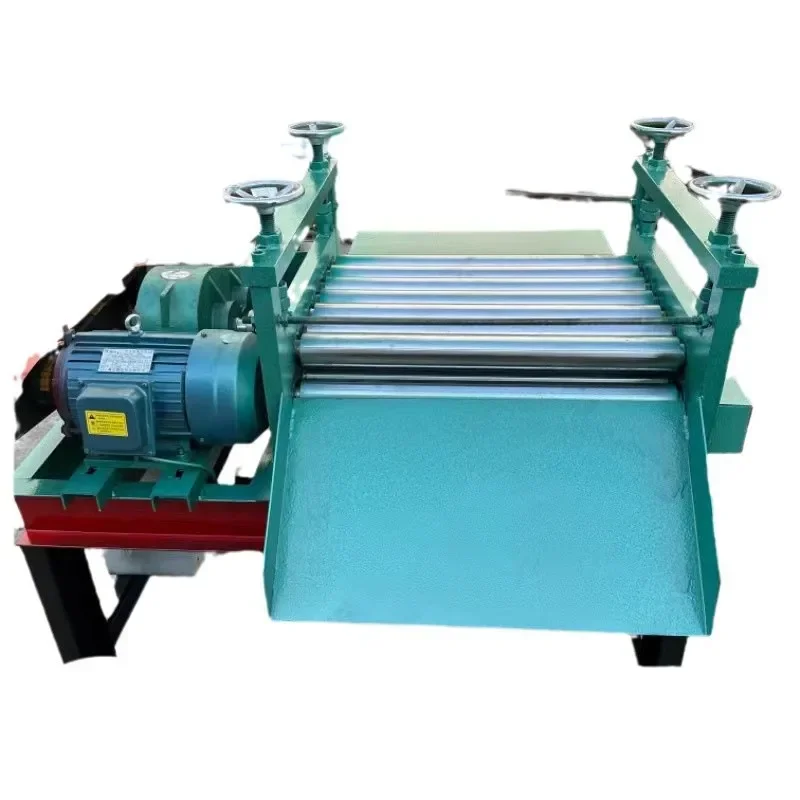 Small precision leveling machine Stainless steel plate leveling machine Copper plate Aluminum plate straightening machine