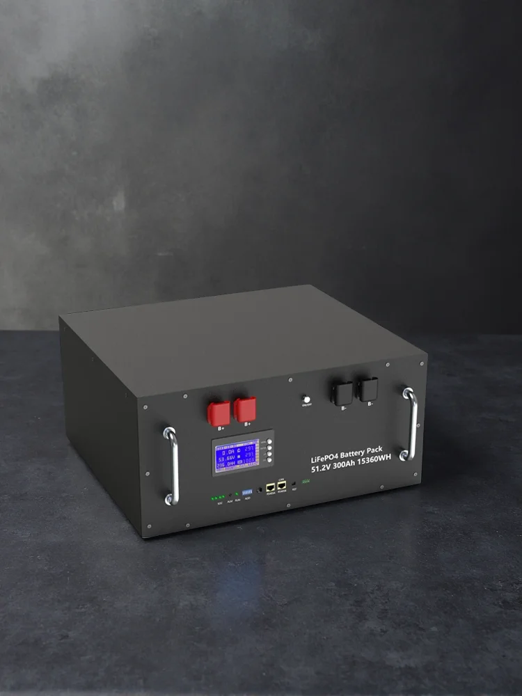 48V 300Ah LiFePO4 Batterij 15KW Bluetooth 16S 200A BMS 51.2V 100Ah150Ah 200Ah 6000+ Cycli Graad A Nieuwe Cellen CAN/RS485 EU Geen Belasting - afbeelding 2