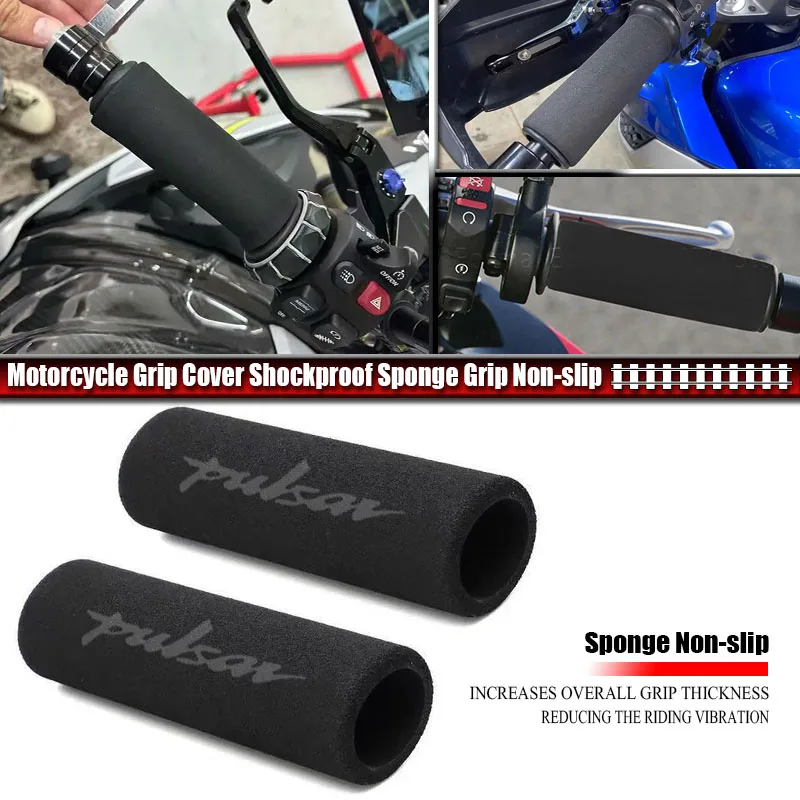 For Bajaj Pulsar 125 150 180 Rs200 Ns200 Ns160 Ns Rs 200 Dominar 250 400 Motorcycle Anti Slip Cover Soft Sponge Grip Handle