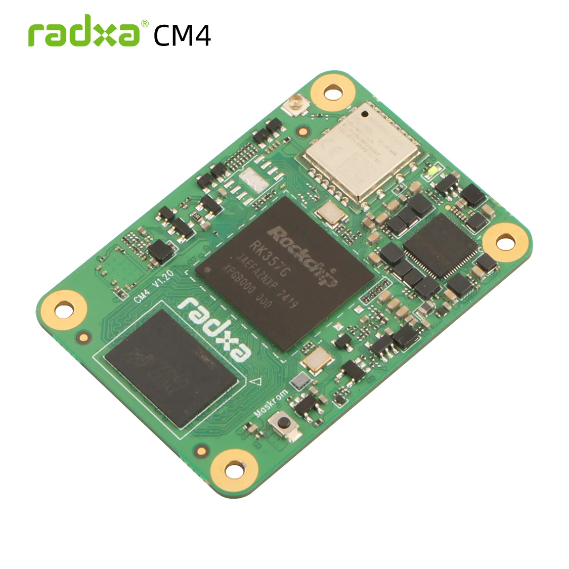Radxa CM4 High‑Performance Edge AI Computing Module SOM For Embedded Robotics Industrial IoT Machine Vision Development