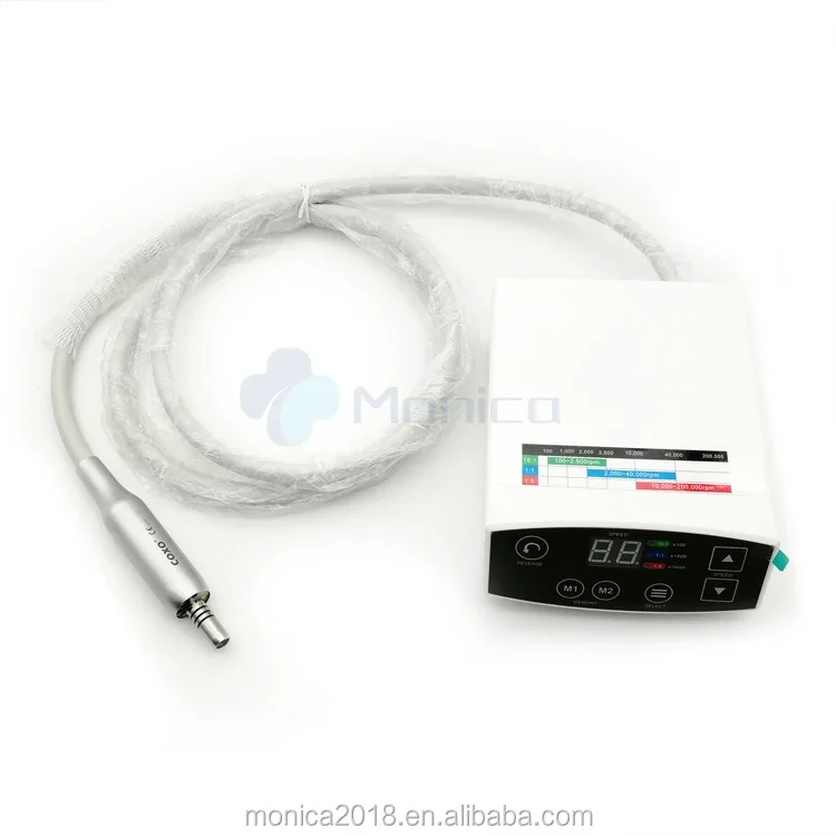 

Denta Brushless Electric LED Micro Motor For 1:5 / 1:1 / 20:1 Fiber Optical Contra Angle Reverse Control Built-out Type