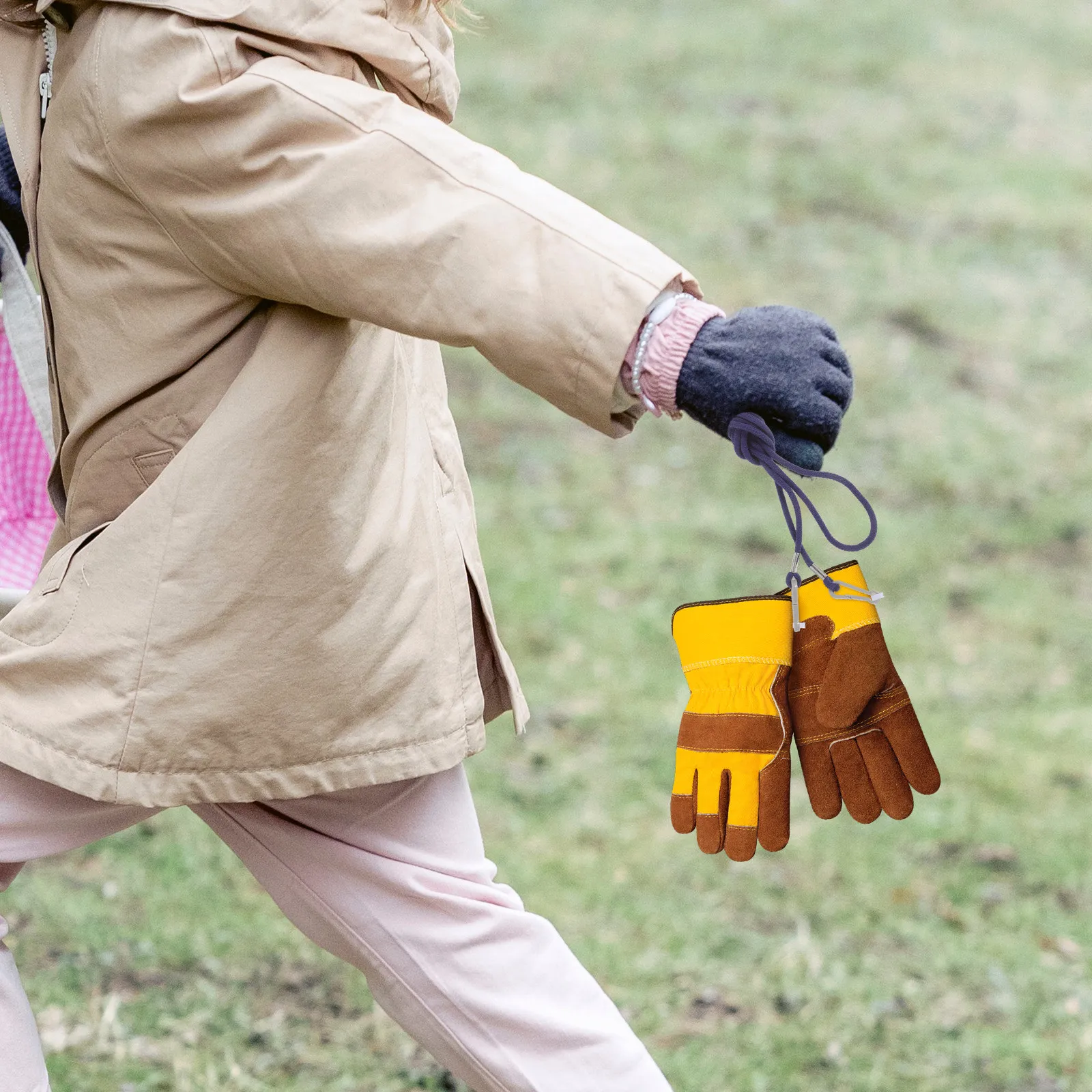 

Mitten Rope for Kids Anti-Lost Glove Strap Ergonomic Design Wear-Resistant Nylon Gloves Rope for Toddlers Winter Portable