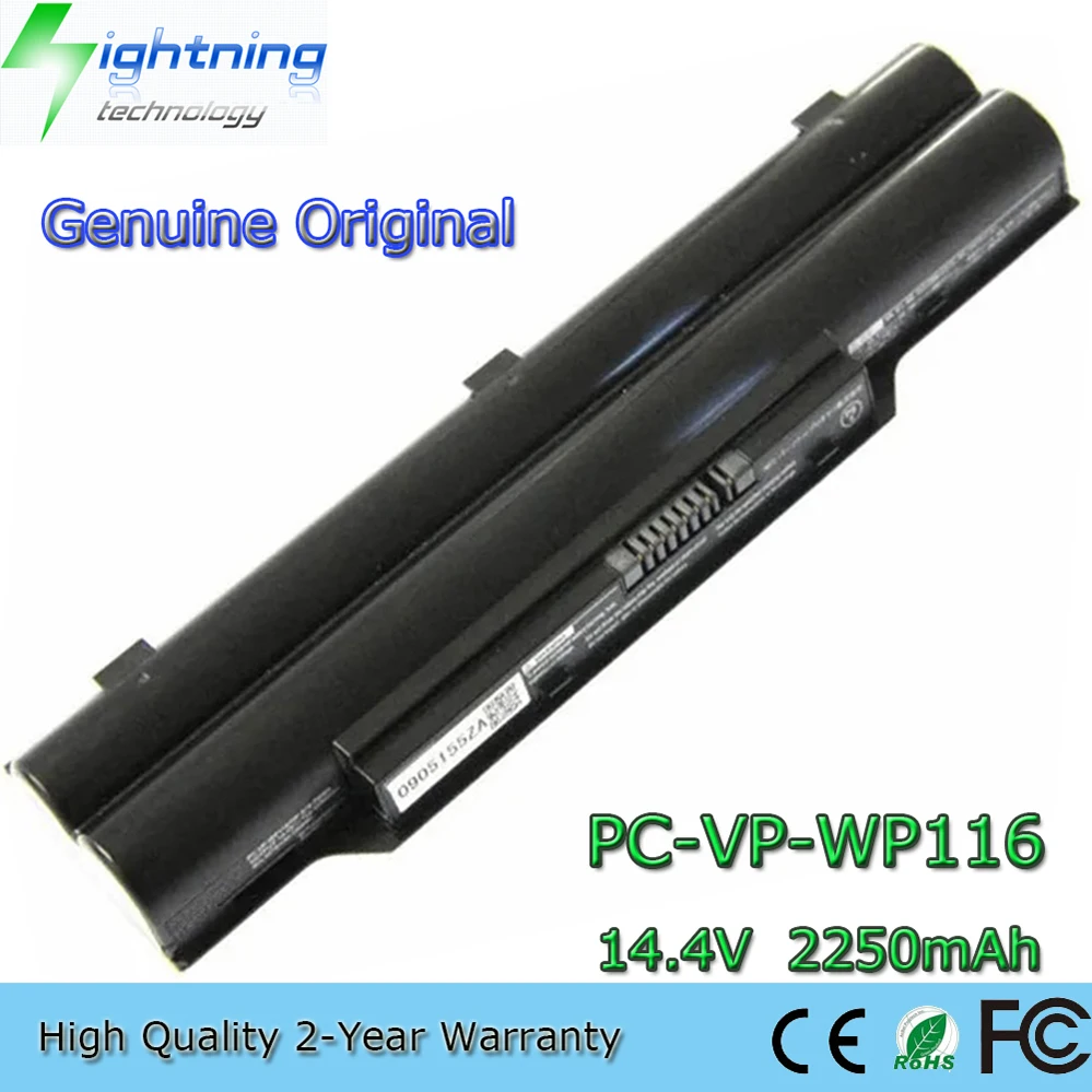 

PC-VP-WP116 14.4V 2250mAh Laptop Battery for NEC PC-LE150D1 PC-LE150C2 PC-LE150E1 PC-LE150H2 Series etc.