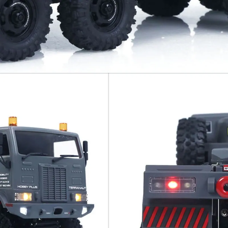 EU-Lagerbestand 8*8 RTR 1/18 RC Militär-LKW RC Geländefahrzeug 280 Bürstenmotor Schleppkupplung Seilwinde Metallhaken Allradlenkung