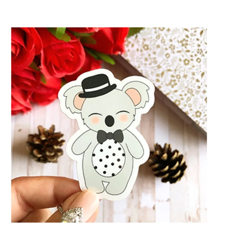 Chic Koala Metal Cutting Mold For Paper Cutting Process And Business Card Printing Embossing Decors Without Stamps