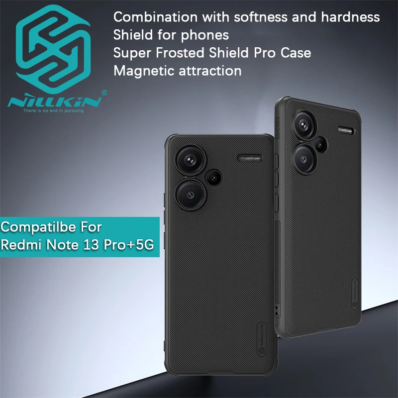 Nillkin For Xiaomi Poco X6 Pro/Redmi K70E/Redmi Note 13 Pro+ 5G/Pro Plus Super Frosted Shield Pro Case TPU PC Phone case shell