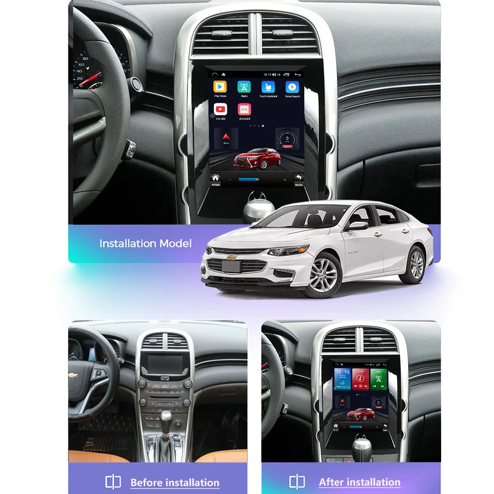 KNOWRO For Car Android 12 Radio Player For Chevrolet Malibu 2012-2015 Multimedia Video GPS Navigation 8 Core DSP Carplay BT5.0