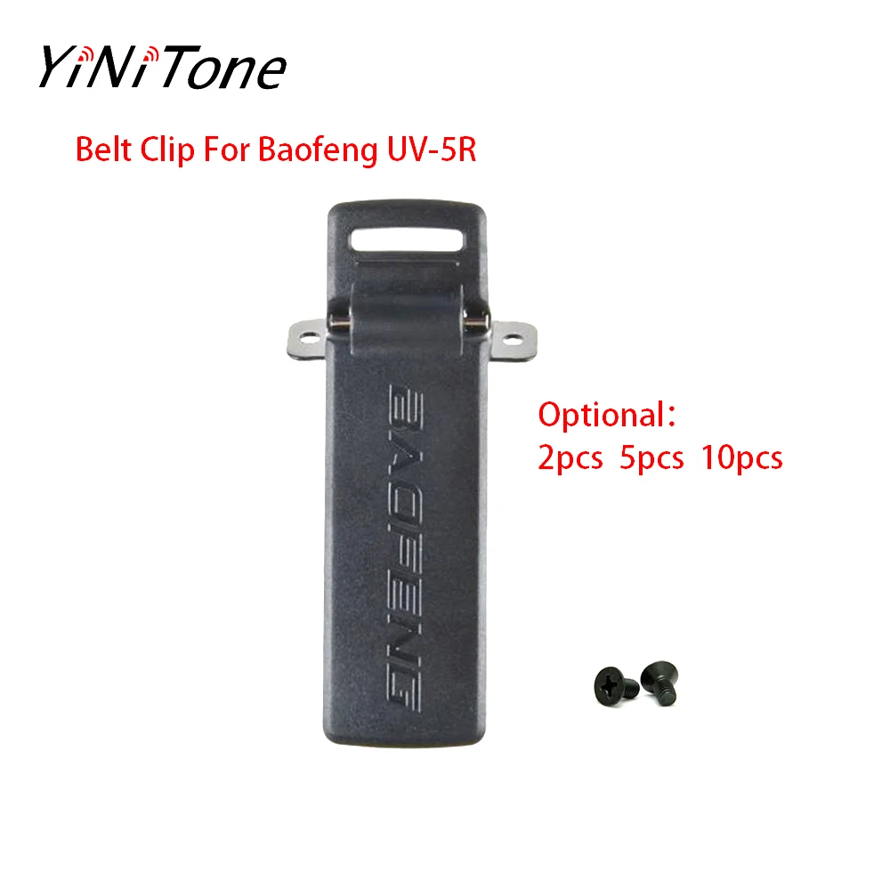 

UV-5R Belt Clip for Baofeng UV-5RA UV-5RC TYT TH-F8 - Durable, Easy Installation, Walkie Accessory