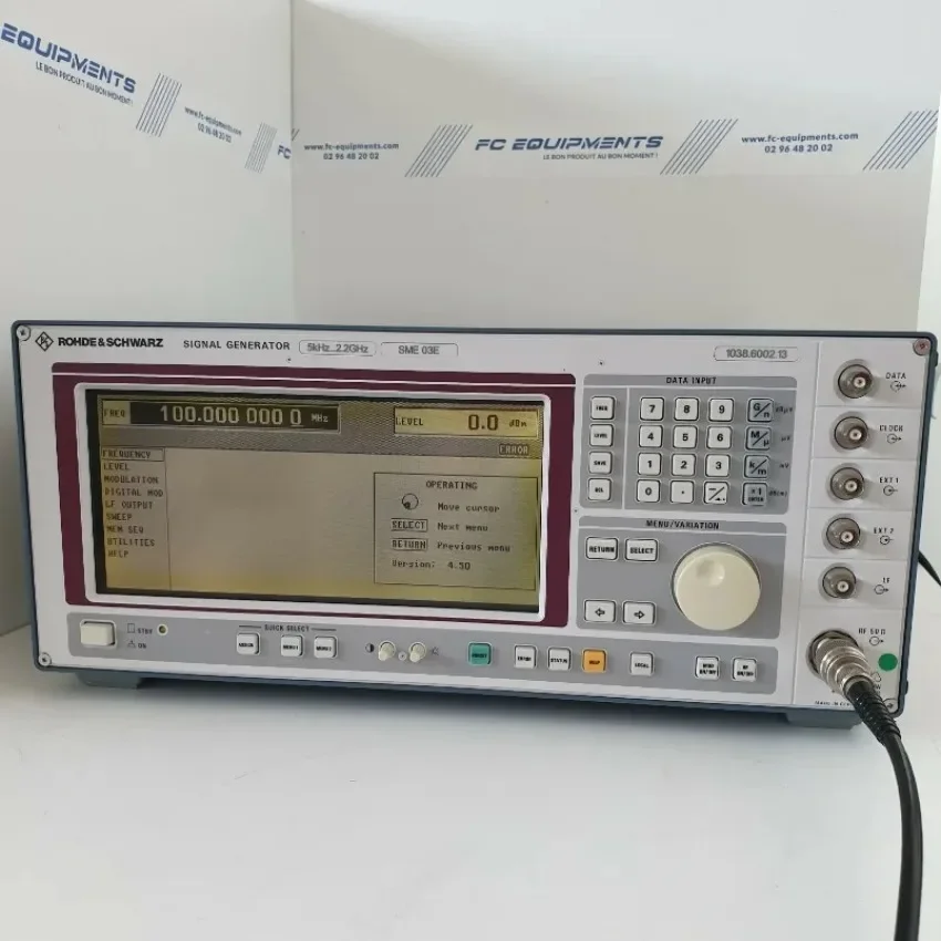 Rohde & Schwarz SME 03E Signal Generator (OPT B11)-#xhd