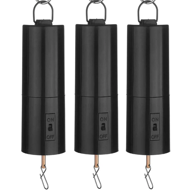 

New Hanging Black Rotating Motor For Spinner And Wind Chime Garden Decoration Accessories, Not Including Battery 3 Pack