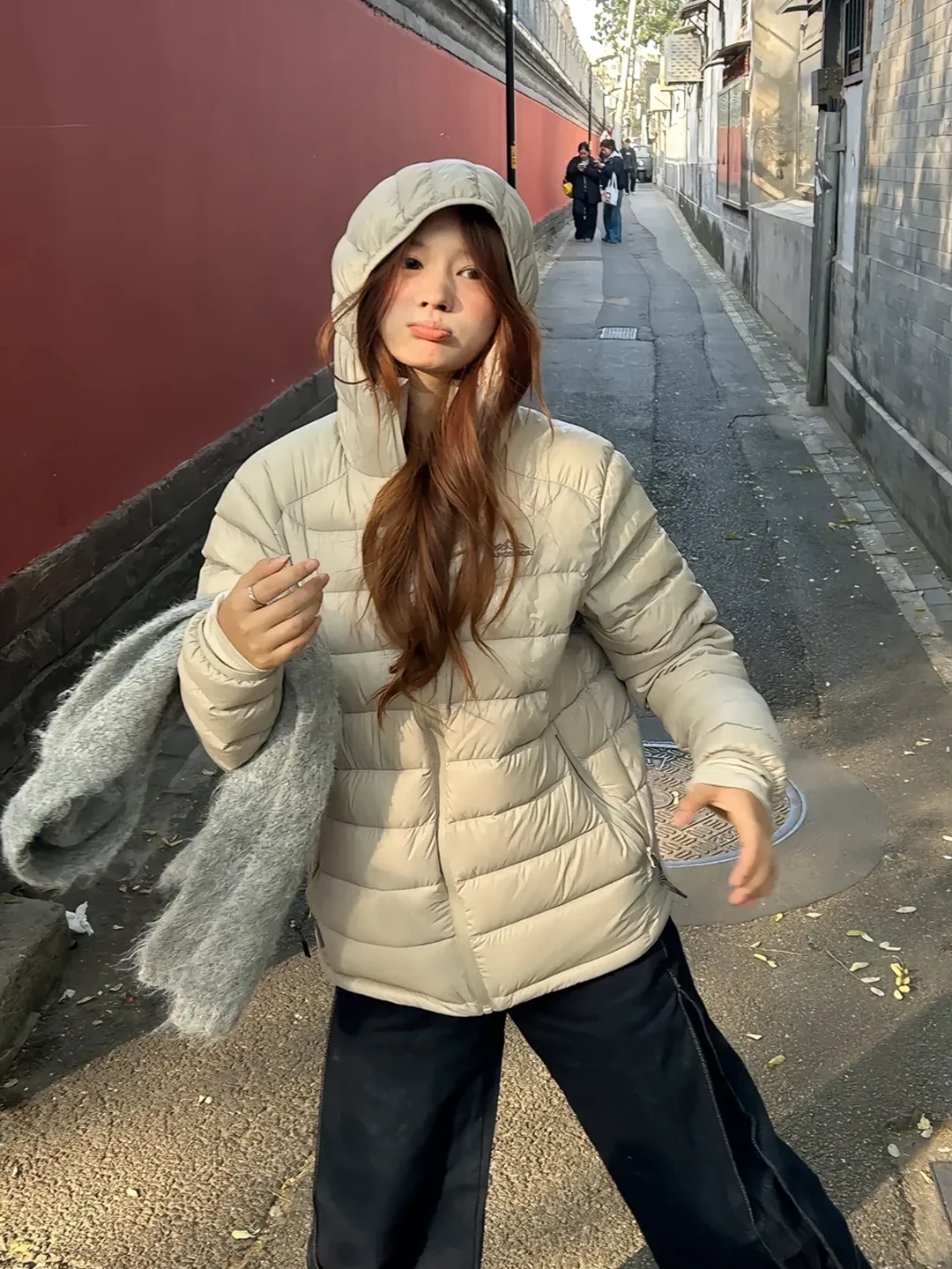 

Light ey down Cotton Jaet Men Women Winter Warm ort Coat Hooded Lightweight Casual Wear Stand Fit Long Sve