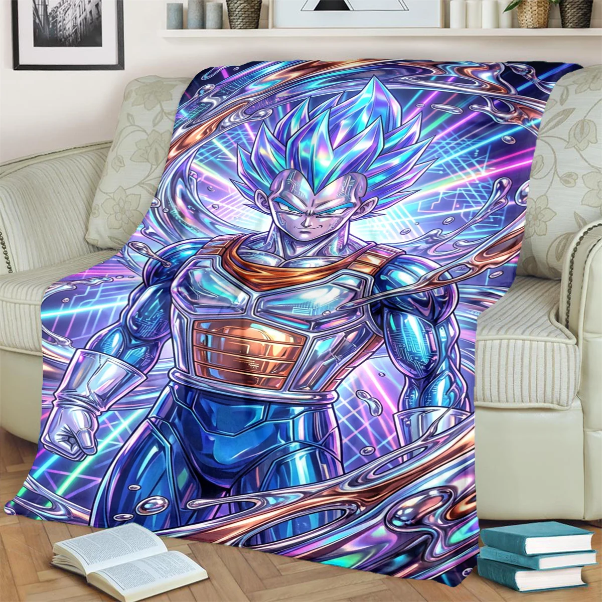 Dragon Ball! Pattern Blanket Warm Comfortable Flannel for Bedrooms, Sofas, Beds, Chairs, Picnics, Travel