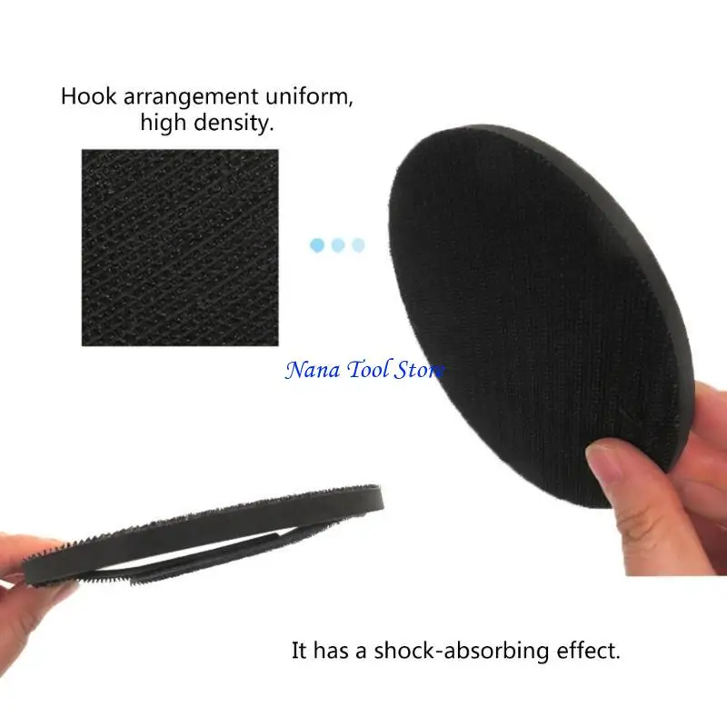 

31GJ Handheld Pad Hook and Loop Sanding Disc Washable Reusable Sanding Block Sponge Pad for Car Home Woodworking