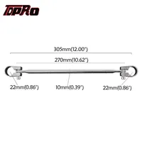 TDPRO 7/8″ 22mm Handlebar Brace & Clamp Bar Universal Motorcycle Dirt Bike Pit Bikes Handle Bar Aluminum Adjustable Cross Brace