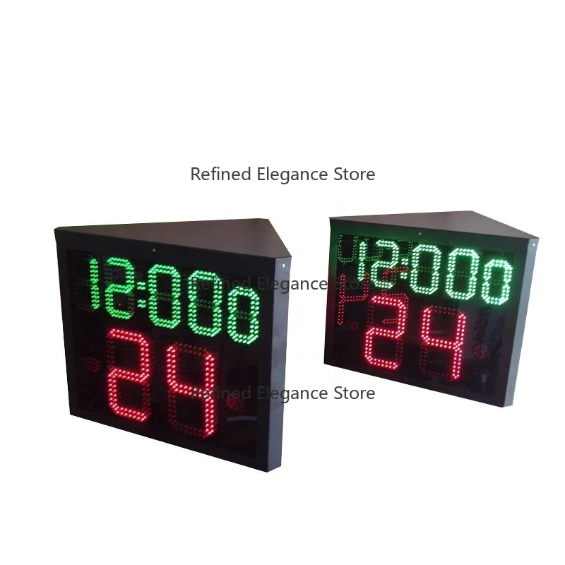 Portable LED Digital Basketball Score Board Basketball Wall Shot Clock 24 Second Wireless Basketball Scoreboard