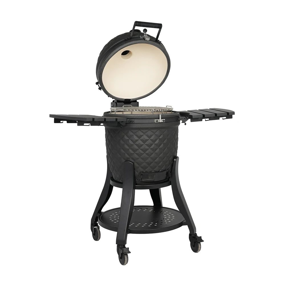 Neues Design 22-Zoll-Grill aus schwarzer Keramik Kamado Joe Big Egg BBQ Grills Kamado Large Egg Charcoal Grill Barbecue Grill