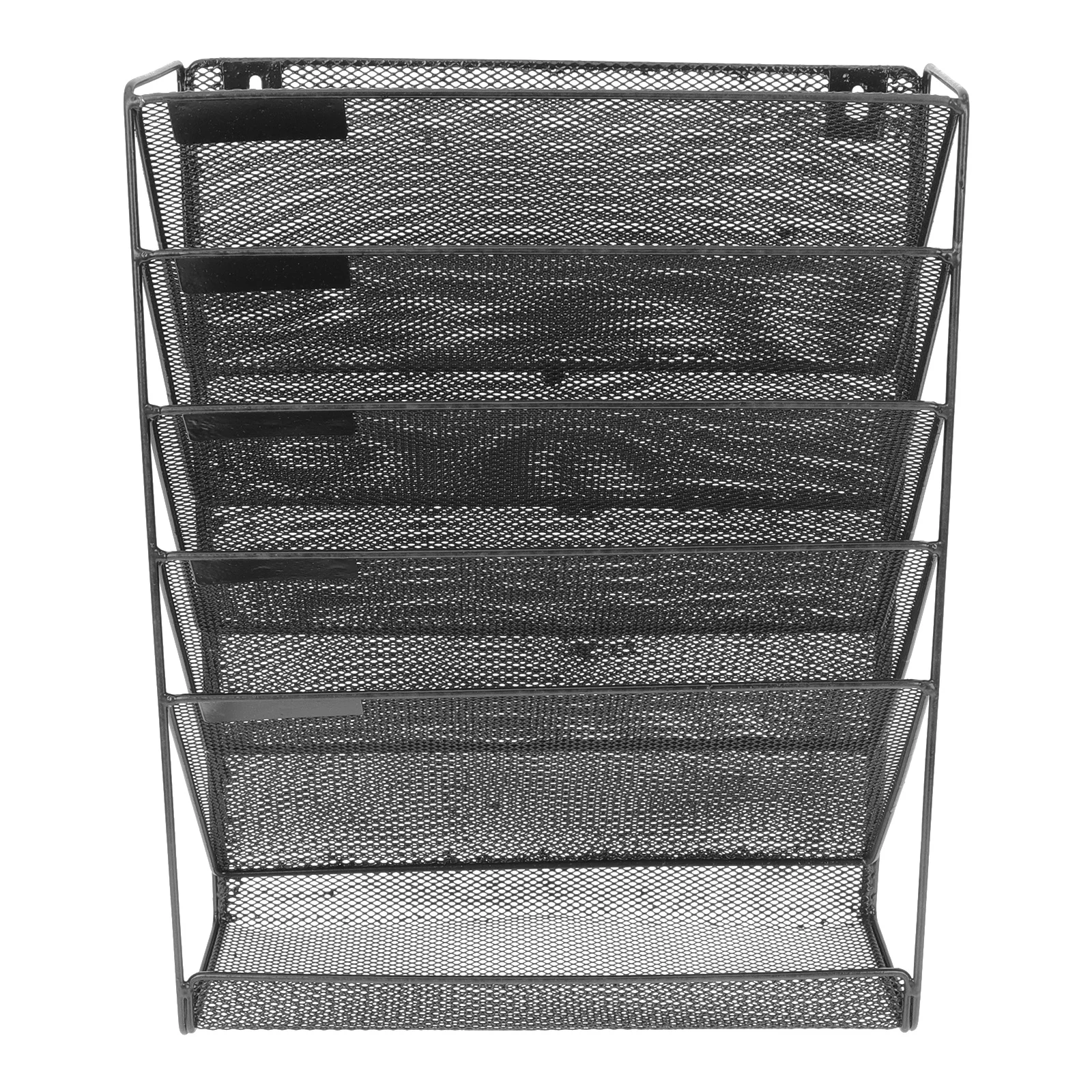 

Wall Mounted File Rack Multi-layer Holder Magazine Mesh Files Organizer Metal Desktop