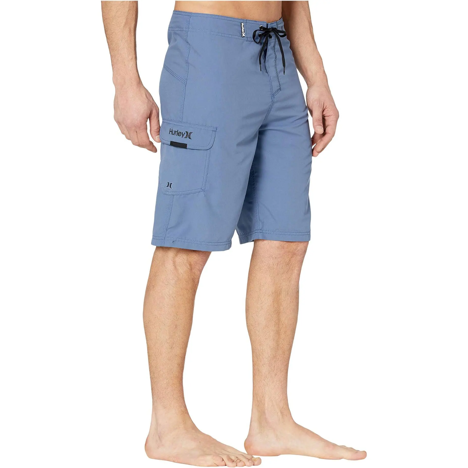 Original Phontom Solid Color Mens Surfing Swimming Beach Shorts Sport Bermuda Shorts Quik Dry Side Pocket