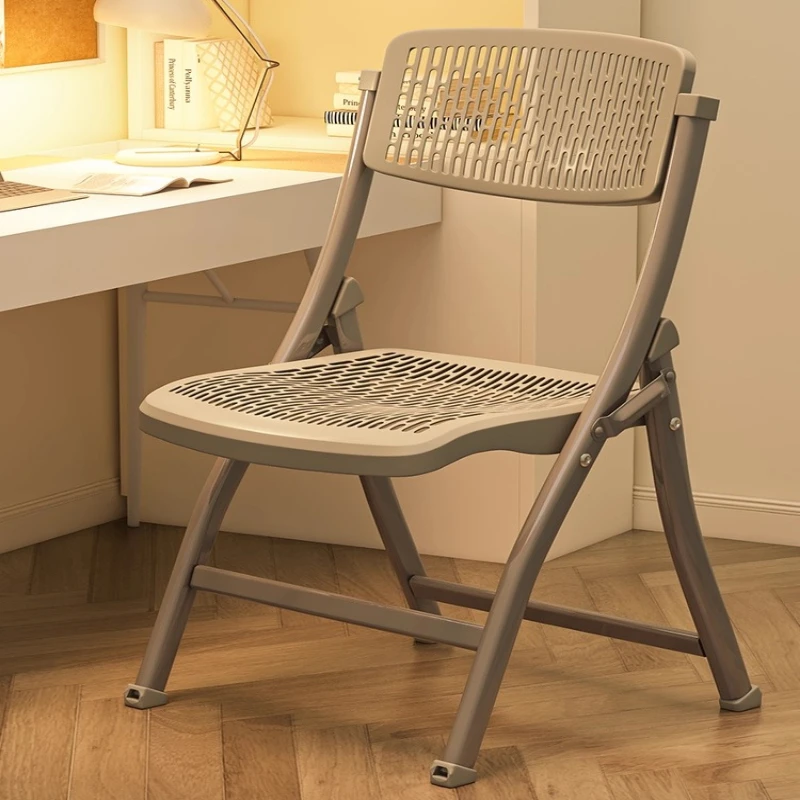 

Folding chair easy thickening of plastic Portable home computer office chair silla de escritorio Office furniture