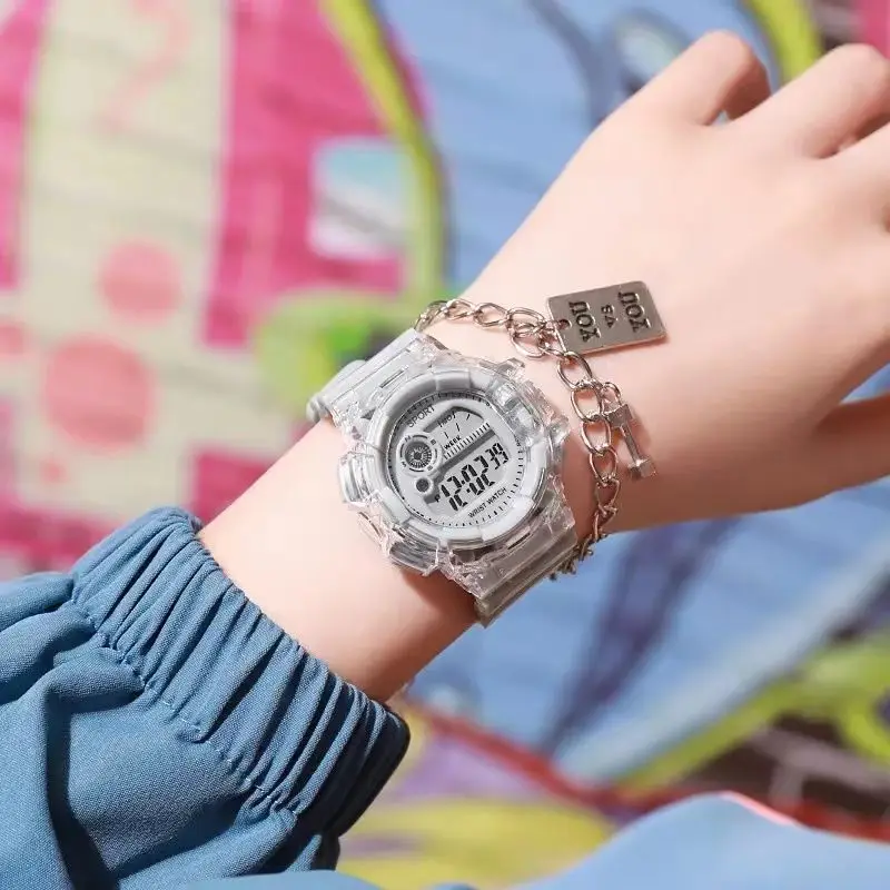 Reloj Digital para niños, relojes deportivos impermeables para niños, Reloj multifunción, Reloj de pulsera electrónico LED para niños y niñas, Reloj de regalo