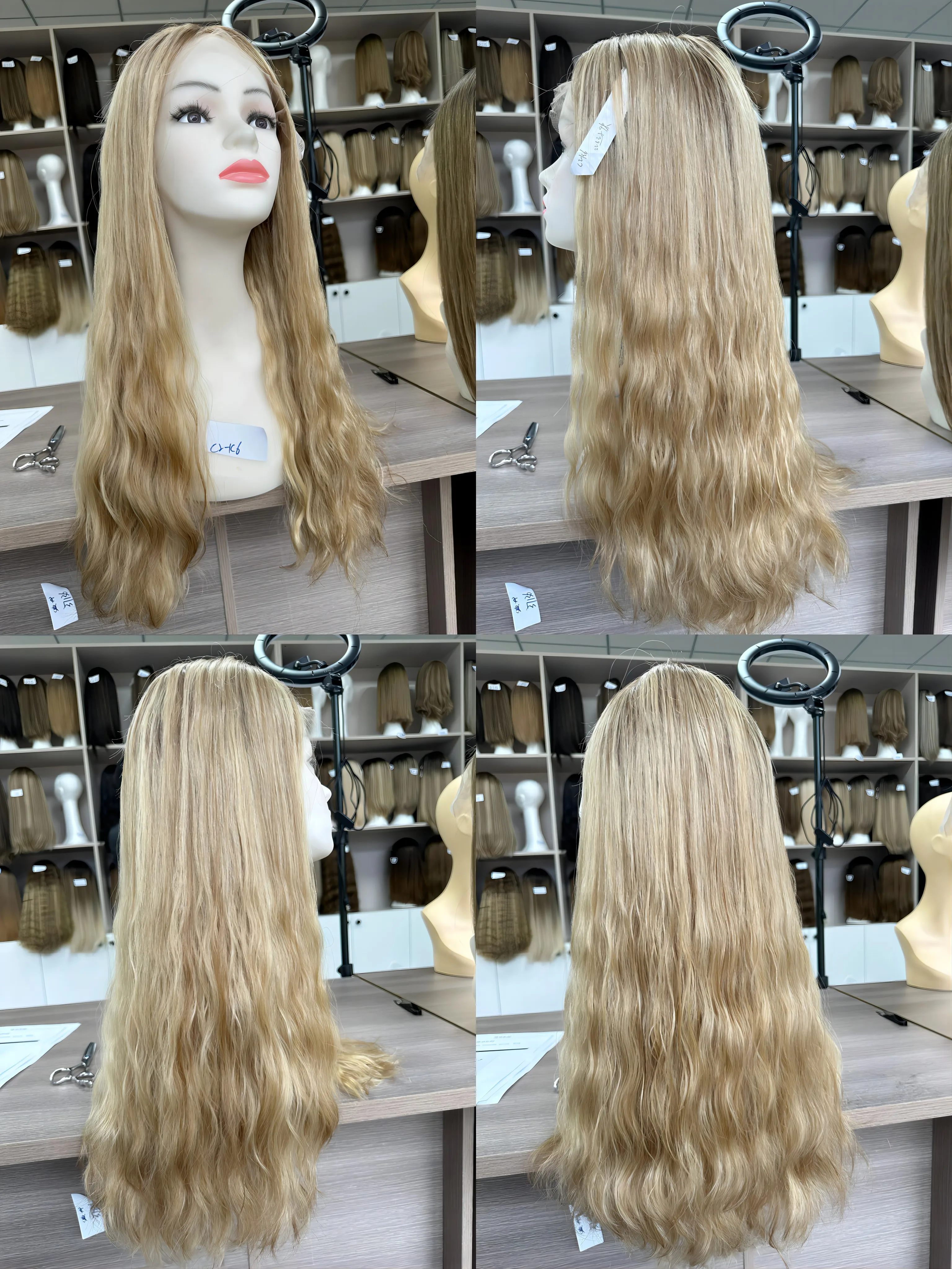 Kosher Wigs European hair Brown Color TsingTaowigs Human Hair Jewish Wig Lace Top For Women Free Shipping