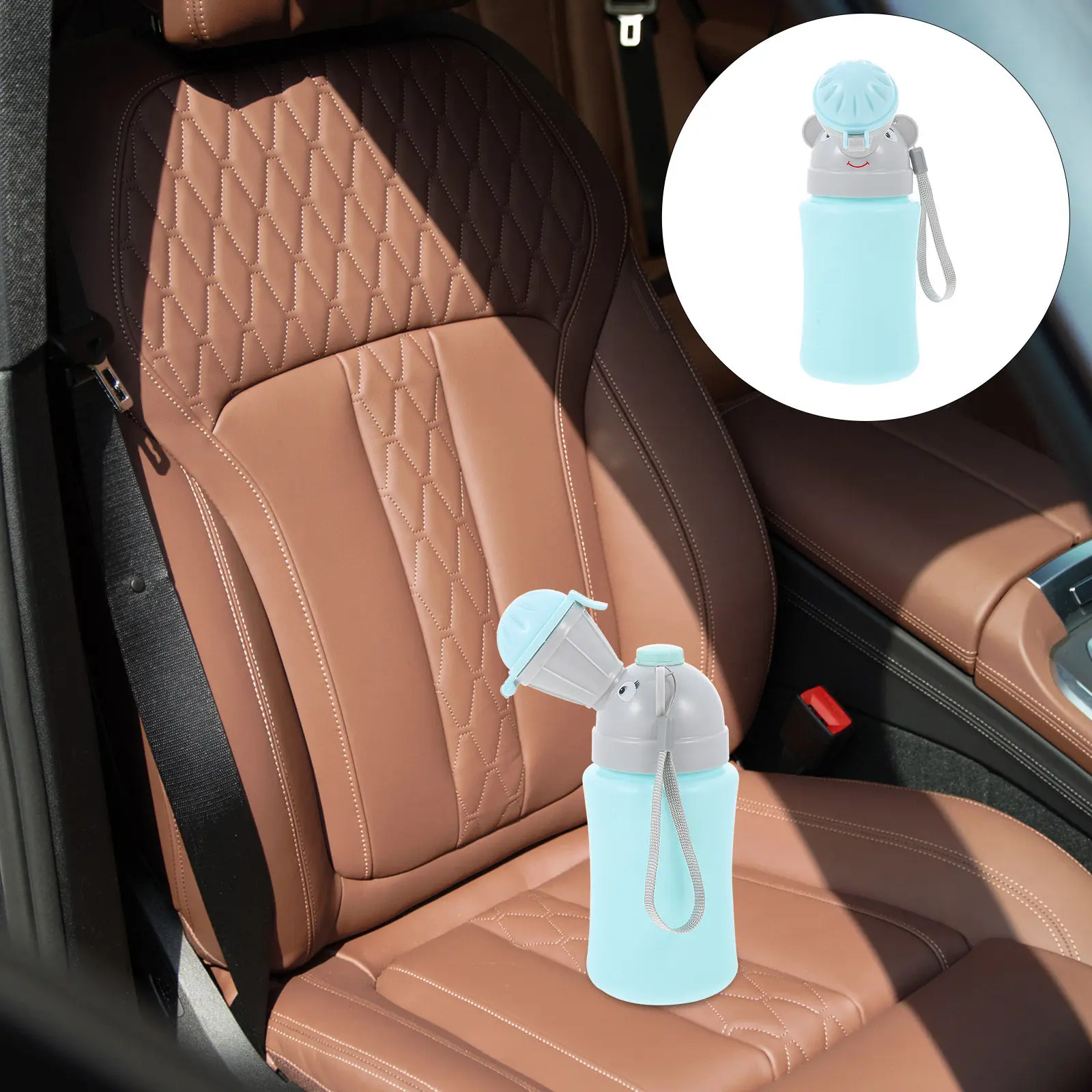 Kids Emergency Toilet Portable Urinal for Toddler High-Durability ABS Material Ergonomic Girl-Friendly Design No-Leak Travel