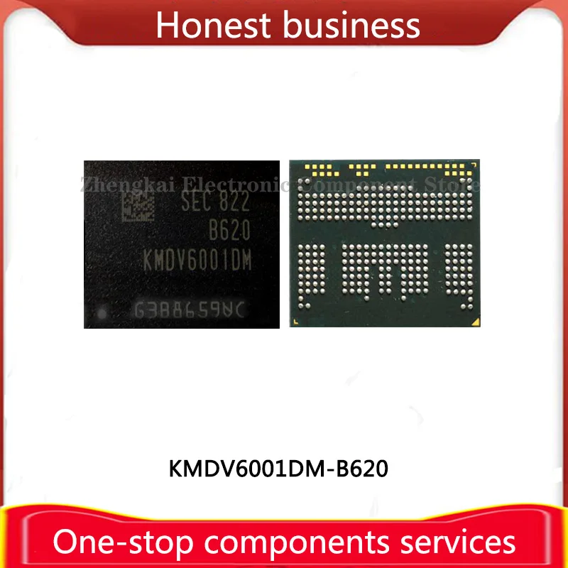 KMDV6001DM-B620 100% working 100% quality EMCP BGA 128+4 chip mobile phone hard disk memory Computer storage KMDV6001DM