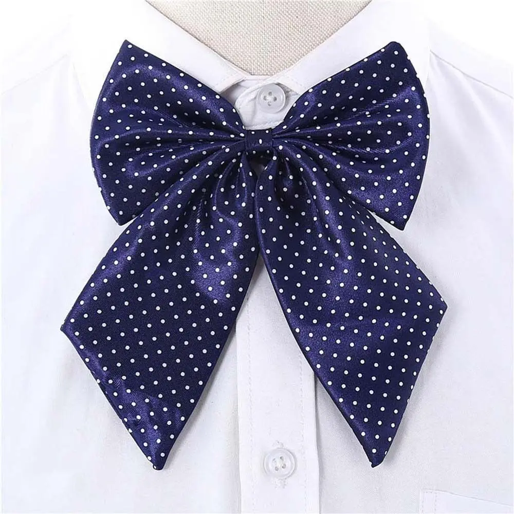 Stripe Airline Stewardess Necktie Korean Style Nurse Neck Wear School Students Neckties Dots Bank Teller Neck Tie