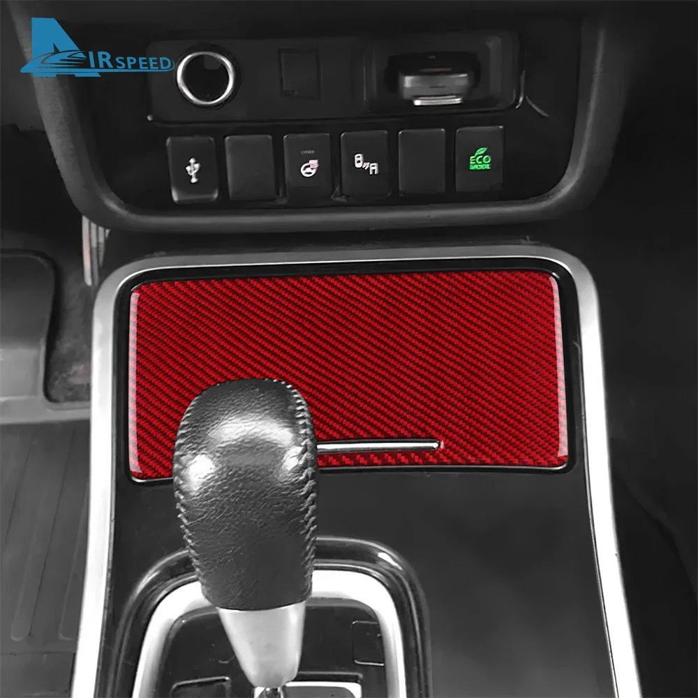 

Real Soft Carbon Fiber Trim Sticker LHD RHD For Mitsubishi Outlander 2017 2018 2019 2020 2021 Central Control Storage Box Panel